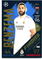 Fotbalová kartička 2022-23 Topps Match Attax UCL Limited Edition Finisher LEFL2 Karim Benzema Real Madrid CF