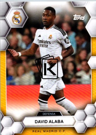 fotbalová kartička 2024-25 Topps Real Madrid CF Fan Set 5 David Alaba