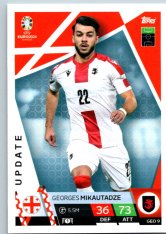 fotbalová karta Topps Match Attax EURO 2024 Update GEO9 Georges Mikautadze (Georgia)