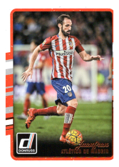 2016-17 Panini Donruss Soccer  19 Juanfran - Atletico de Madrid