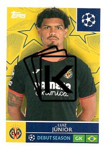 2025-26 Topps Champions League   Villarreal CF 468 Luiz Junior