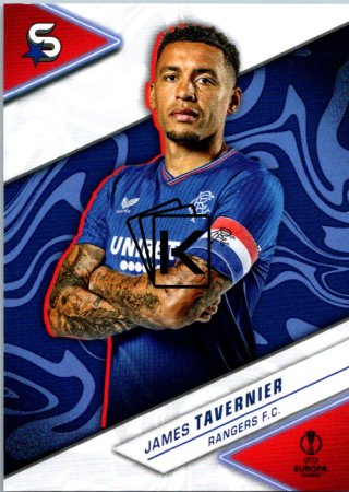 Fotbalová kartička 2023-24 Topps Superstars UEFA Club Competitions 126 James Tavernier (Rangers F.C.)