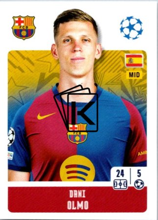 2024-25 Topps Champions League 169 Dani Olmo (FC Barcelona)