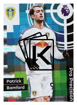 fotbalová kartička 2025-26 Topps  Premier League - Pro Precision 420 Patrick Bamford (Leeds United)