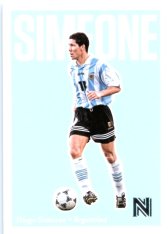 2017 Panini Nobility 45 Diego Simeone - Argentina
