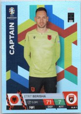fotbalová karta Topps Match Attax EURO 2024 ALB1 Etrit Berisha (Albania) Captain