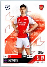 fotbalová kartička 2024-25 Topps Match Attax UEFA Club Competitions  41 Kai Havertz (Arsenal)