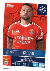 2025-26 Topps Champions League SL Benfica 553 Nicolás Otamendi