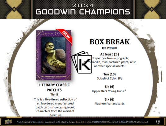 2024 Upper Deck Goodwin Champions Hobby Balíček