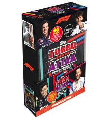 2024 Topps Turbo Attax Formule 1 Mega Tin Five Fold Case ( balení 6ti plechovek)