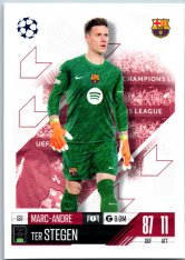 fotbalová kartička 2024-25 Topps Match Attax UEFA Club Competitions  137 Marc-Andre ter Stegen (FC Barcelona)