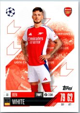 fotbalová kartička 2024-25 Topps Match Attax UEFA Club Competitions  33 Ben White (Arsenal)