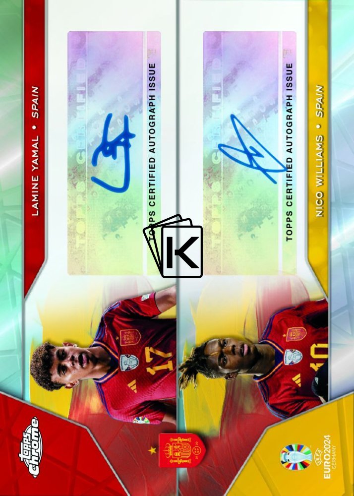 2024 Topps Chrome UEFA EURO Hobby Box Kartičkárna