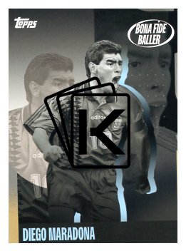 fotbalová kartička 2024-25 Topps Argentina Bona Fide Baller 49 Diego Maradona