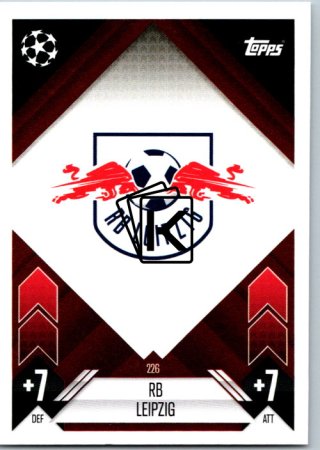 fotbalová kartička 2024-25 Topps Match Attax UEFA Club Competitions 226 Team Badge (RB Leipzig)