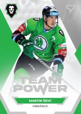 hokejová kartička 2021-22 SportZoo Tipsport Extraliga Team Power TP-10 Martin Ševc BK Mladá Boleslav
