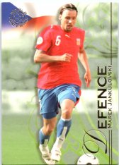 Fotbalová kartička 2008 Futera Unique 20 Tomáš Ujfaluši Česká Republika