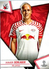 Fotbalová kartička 2023-24 Topps Superstars UEFA Club Competitions 133 Xaver Schlager (RB Leipzig)