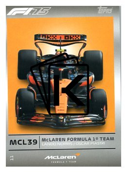 2025 Topps Turbo Attax F1 McLaren F1 Team 11	Team Car