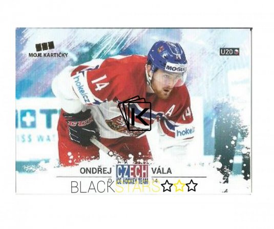 Hokejová kartička Czech Ice Hockey Team 39. Ondřej Vála