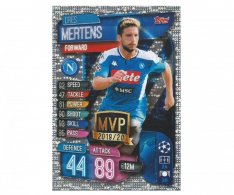Fotbalová kartička 2019-2020 Topps Match Attax Champions League MVP Dries Mertens SSC Neapol