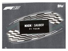 2025 Topps Turbo Attax F1 Kick Sauber  91	Team Logo