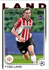 fotbalová kartička 2024-25 Topps UEFA Club Competitions Flagship 120 Tygo Land RC PSV