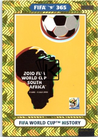 fotbalová karta Panini Adrenalyn XL FIFA 365 2021 FIFA World Cup History 388 South Afrika 2010
