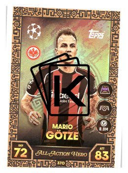 fotbalová kartička 2025-26 Topps Match Attax UCC 370 Mario Götze (Eintracht Frankfurt)