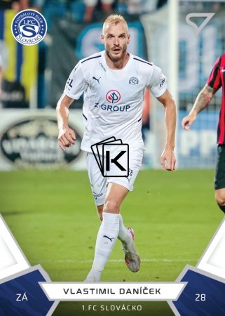fotbalová kartička 2021-22 SportZoo Fortuna Liga 4 Vlastimil Daníček 1.FC Slovácko