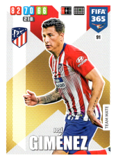 Fotbalová kartička Panini Adrenalyn XL FIFA 365 - 2020 Team Mate 91 Jose Gimenez Atletico de Madrid