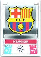 fotbalová kartička 2021-22 Topps Match Attax UEFA Champions 208 FC Barcelona Logo