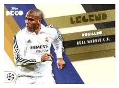 fotbalová kartička 2022-23 Topps Deco Ronaldo Nazario Real Madrid CF Legend