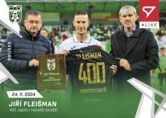 fotbalová kartička 2024-25 SportZoo Chance Liga Live L-24 Jiří Fleišman Karviná