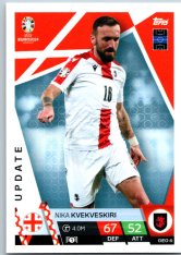fotbalová karta Topps Match Attax EURO 2024 Update GEO6 Nika Kverkveskiri (Georgia)