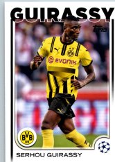 fotbalová kartička 2024-25 Topps UEFA Club Competitions Flagship 51 Serhou Guirassy Borussia Dortmund