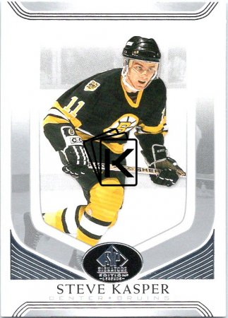 Hokejová karta 2020-21 Upper Deck SP Legends Signature Edition 209 Steve Kasper - Boston Bruins