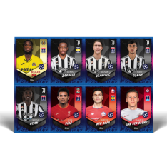 2021-22 Topps UEFA Champions League Live set samolepky L25-L48