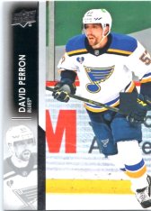 hokejová karta 2021-22 UD Series One 156 David Perron - St. Louis Blues