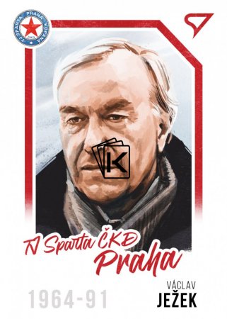 fotbalová kartička 2023 Sportzoo Dekády P-003 VÁCLAV JEŽEK AC Sparta Praha