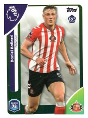 fotbalová kartička 2025-26 Topps  Premier League 348 Daniel Ballard (Sunderland)  -  Rookie