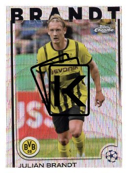 fotbalová kartička 2024-25 Topps Chrome parallel 90 - Julian Brandt