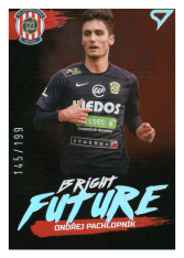 fotbalová kartička SportZoo 2020-21 Fortuna Liga Bright Future 5 Ondřej Pachlopník FC Zbrojovka Brno /199