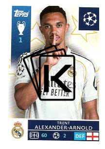 2025-26 Topps Champions League Real Madrid C.F. 390 Trent Alexander-Arnold