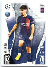 Fotbalová kartička 2023-24 Topps Match Attax UEFA Club Competitions 185 Vitinha Paris Saint-Germain