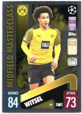 fotbalová kartička 2021-22 Topps Match Attax UEFA Champions Midfield Masterclass 179 Alex Witsel Borussia Dortmund