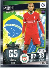 fotbalová kartička 2020-21 Topps Match Attax 101 Champions League 65 Fabinho Liverpool