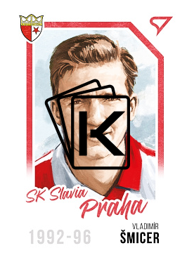 Fotbalová kartička 2023 Sportzoo Dekády Portrét P-022 Vladimír Šmicer SK Slavia Praha Canvas