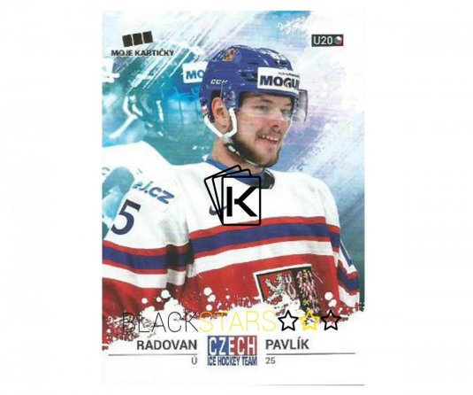 Hokejová kartička Czech Ice Hockey Team 51. Radovan Pavlík