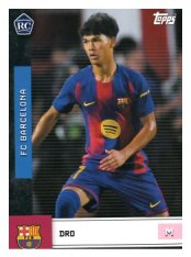 fotbalová kartička 2025-26 Topps Team set FC Barcelona First Team 16 Pedro Fernández - Rookie Card